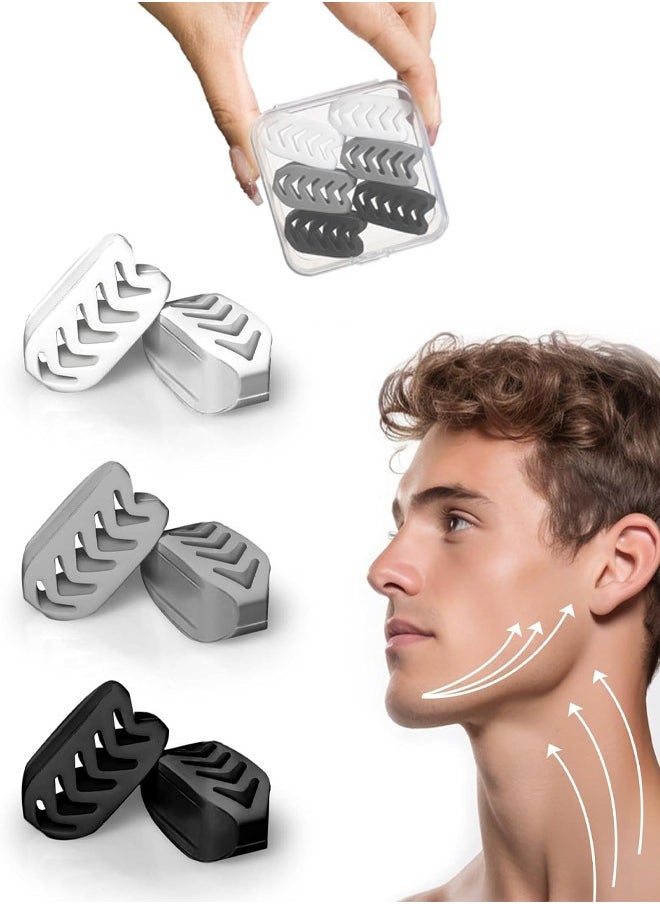 Generic 6-Piece Jaw Exerciser Workout, Face Exerciser, Jawline Strengthener Strengthen Neck, Double Chin Reducer  - Image 1