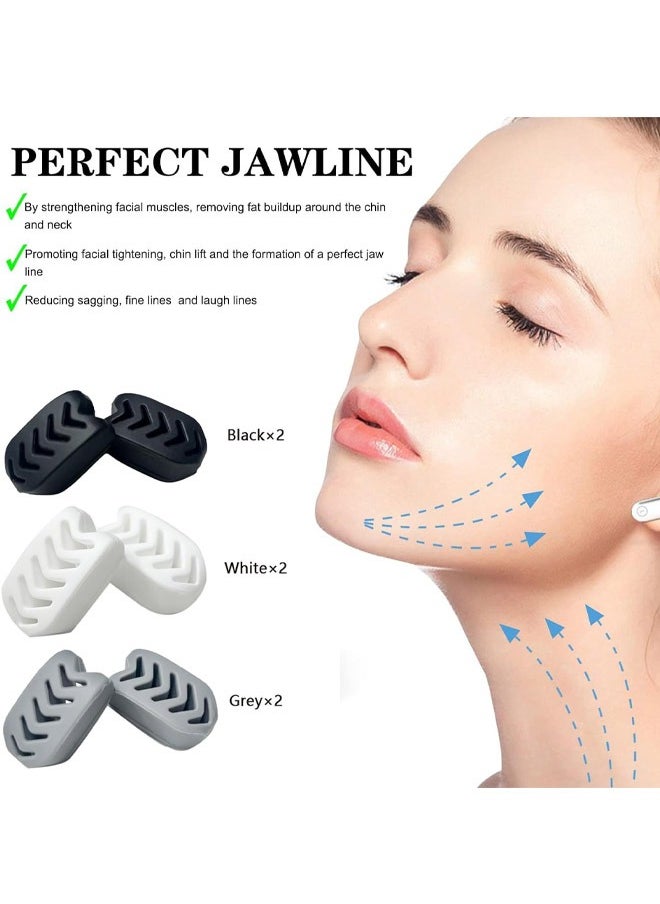 Generic 6-Piece Jaw Exerciser Workout, Face Exerciser, Jawline Strengthener Strengthen Neck, Double Chin Reducer  - Image 4