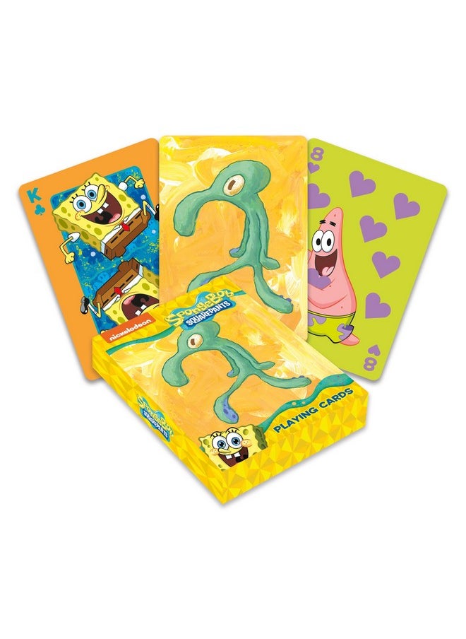 Aquarius - Spongebob Bold And Brash Playing Cards-Spongebob Themed Deck Of Cards For Your Favorite Card Games - Officially Licensed Spongebob Merchandise & Collectibles - Image 1