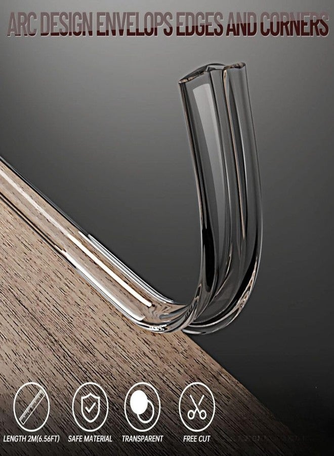 Trifecta Corner Protector Baby Safety Products Silicone Bumper Strip, Furniture Clear Toddler Edge Corner Protectors for Table, Cabinet, Drawer, Pre-Taped Strong Adhesive (Transparent, Pack of 2) - Image 5