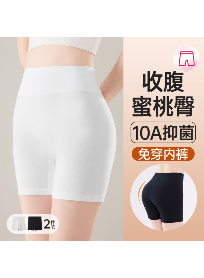 Fenton 2-pack High Waist Tummy Control Leggings - No Underwear Needed, Anti-panty Line Safety Pants For Women - Image 2