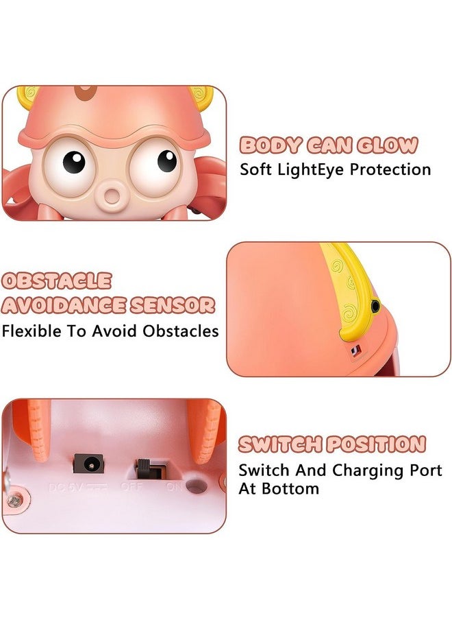 Jack Royal - Jack Royal Baby Musical Octopus Crawling Toy for Kids Interactive Dancing Octopus with Music and LED Lights Automatically Avoids Obstacles Tummy Time Toy for Infants Boys and Girls - Image 1