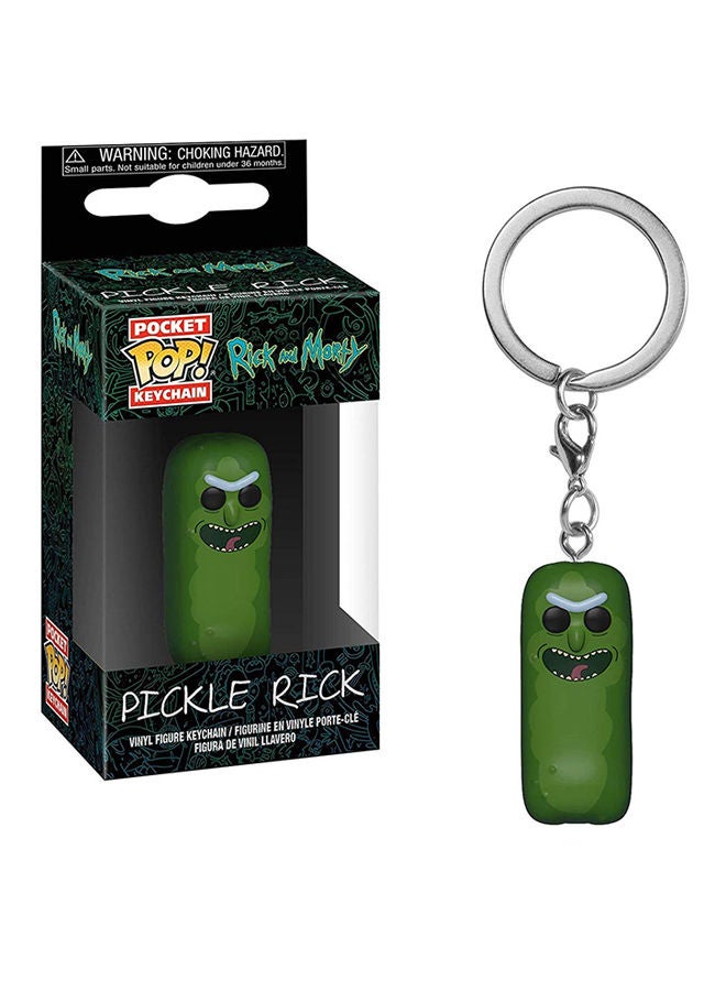 NIBEMINENT Pickle Rick Vinyl Figure Keychain - Image 2