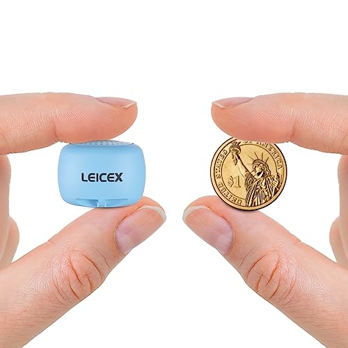 LEICEX Travel Bluetooth Speaker, Tiny Small Speakers Bluetooth Wireless Pillow Perfect for Travel Outdoor Sound (Blue) - Image 1