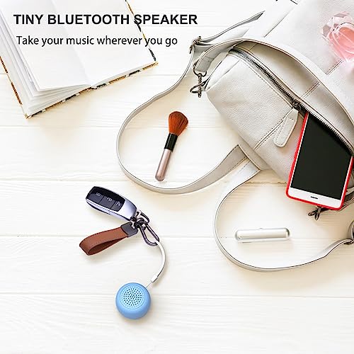 LEICEX Travel Bluetooth Speaker, Tiny Small Speakers Bluetooth Wireless Pillow Perfect for Travel Outdoor Sound (Blue) - Image 5