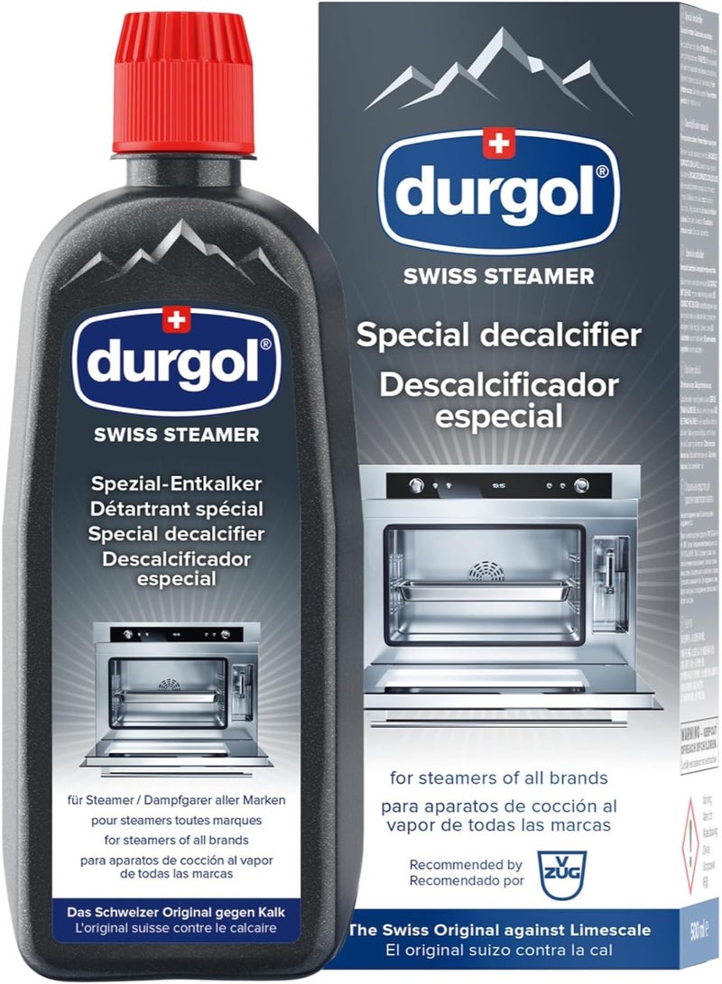 Durgol Swiss Steamer, Descaler and Decalcifier for All Brands of Steamer Ovens, 16.9 Fluid Ounces - Image 1