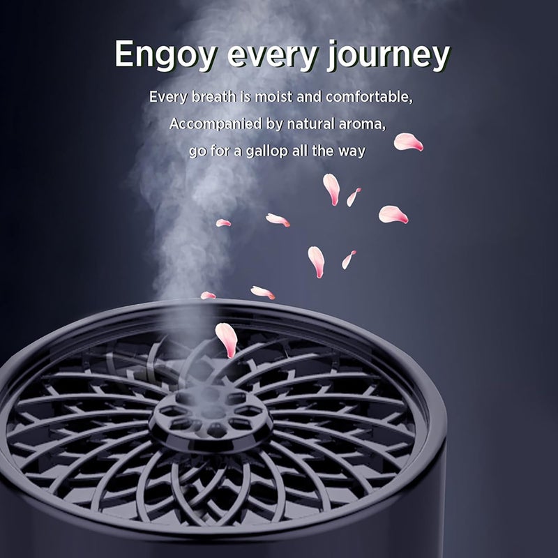 ACHAS Electric Incense Burner, ACHAS Portable Aroma Diffuser USB Rechargeable for Car and Home Decor Gift-Black - Image 4