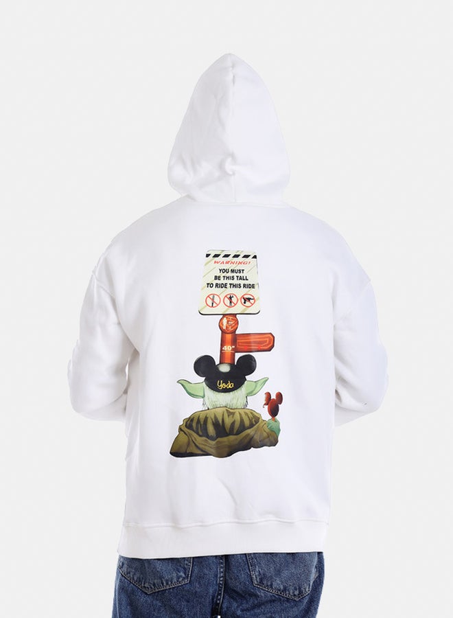 WHITE RABBIT Long Sleeves Printed Hoodie - Image 4
