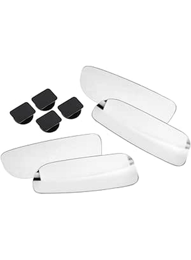 Universal 360 Degree Blind Spot Mirrors 4 Pack Car Safety Convex Side - Image 1