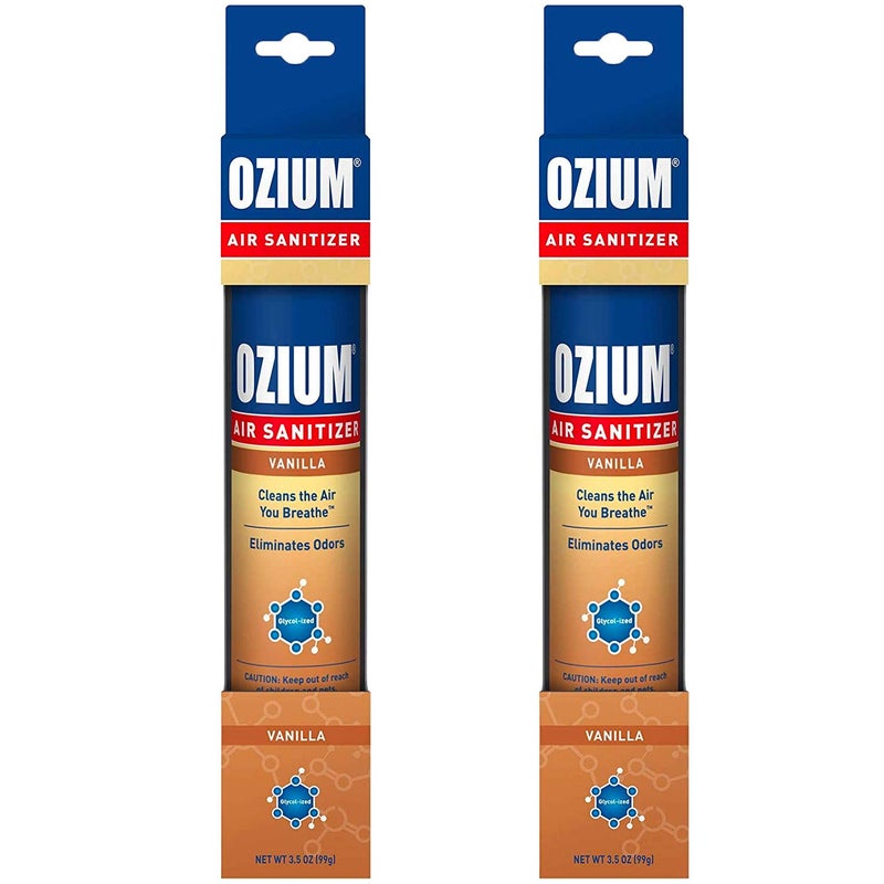Ozium Air Sanitizer 3.5 oz Spray, Vanilla (2) - Image 2