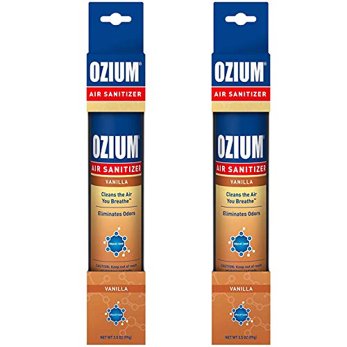 Ozium Air Sanitizer 3.5 oz Spray, Vanilla (2) - Image 1