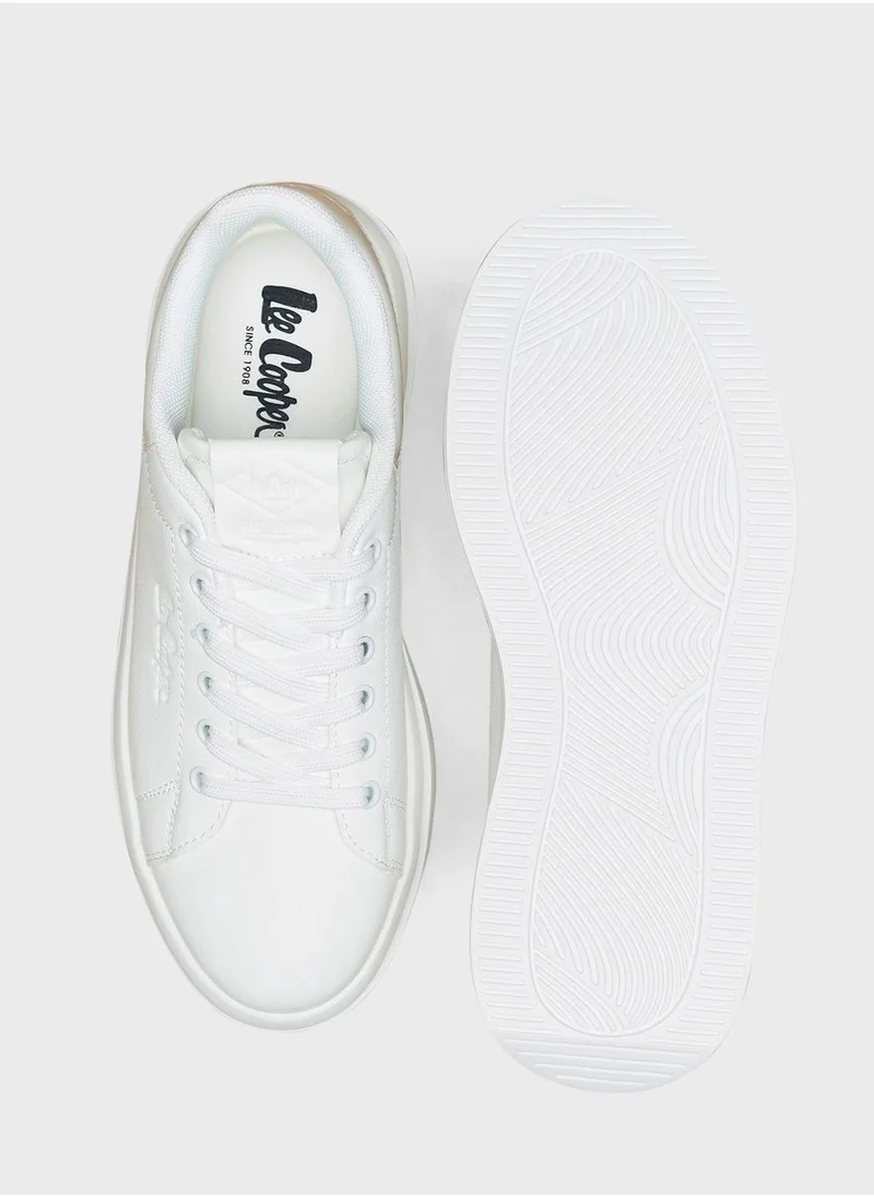 Lee Cooper Lace Up Low Top Sneakers