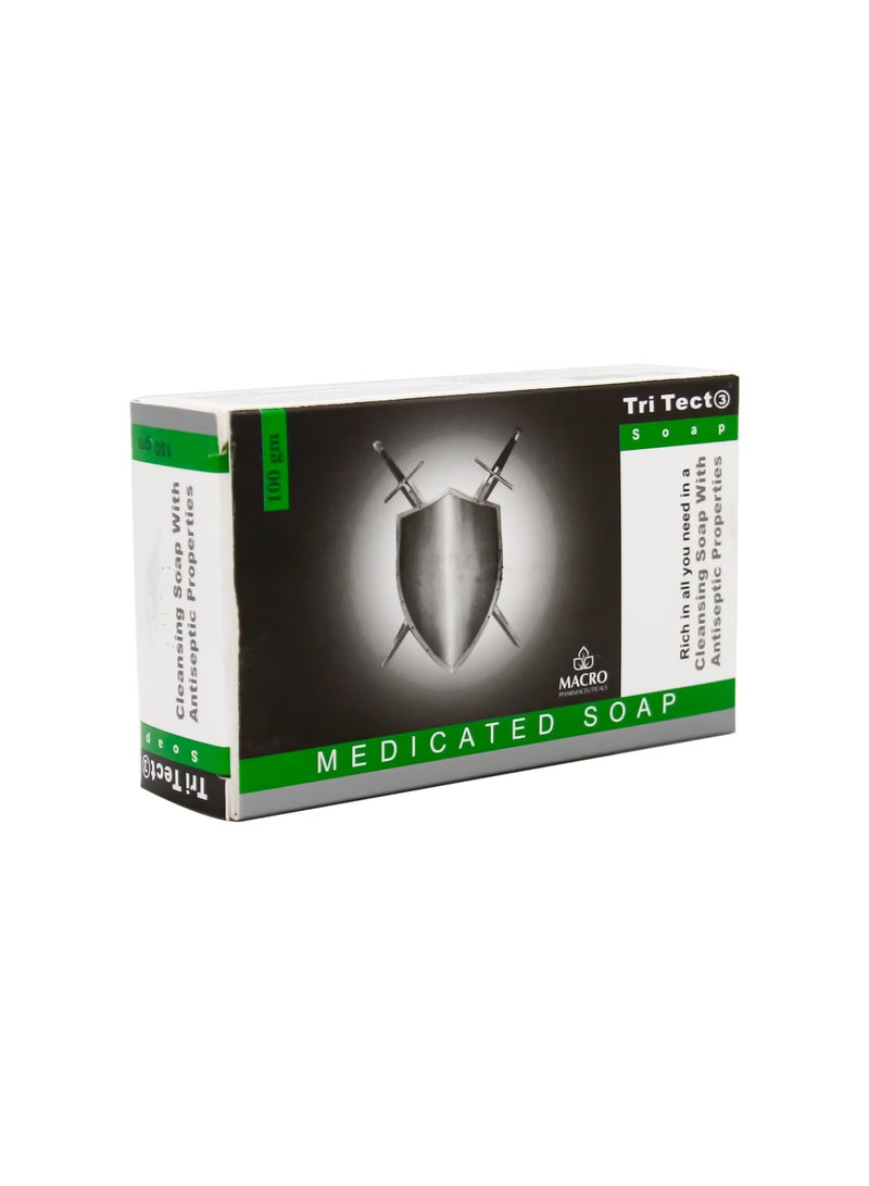Macro Tri Tect Soap Antiseptic Medicated Soap - 100gm - Image 1