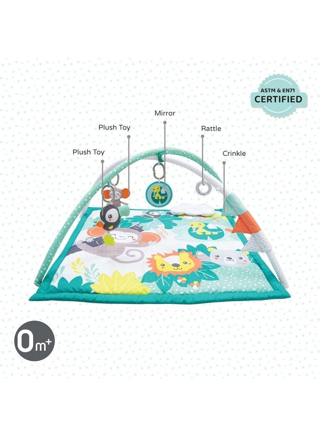 Moon Jungle Friends Play Mat 0m+, Baby Playmat And Activity Gym ‎45 x 38 x 16.5cm - Image 2