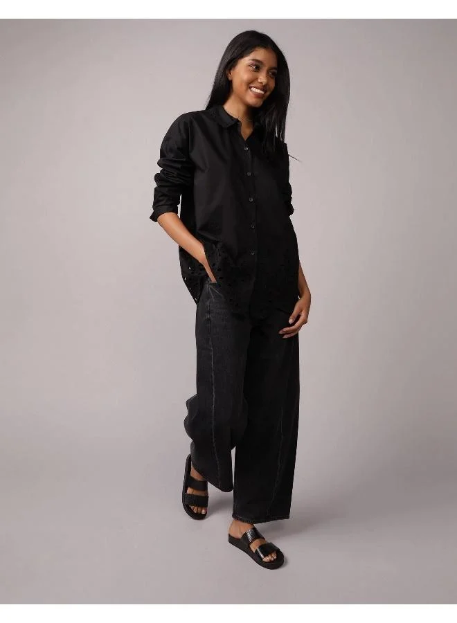 American Eagle AE Perfect Button-Up Shirt