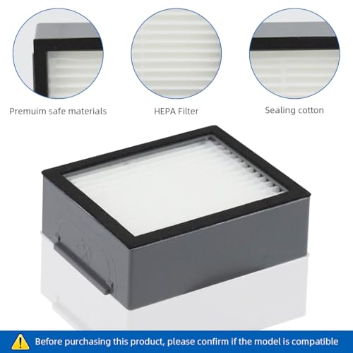 HASTHIP® Compatible with iRobot Roomba Replacement Filters for iRobot Roomba i & e Series, Universal Replacement Filters for i3/i4/i5/i6/i7/i8/E5/E6/E7, Pack of 4 - Image 4