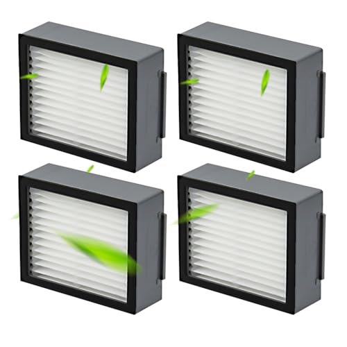 HASTHIP® Compatible with iRobot Roomba Replacement Filters for iRobot Roomba i & e Series, Universal Replacement Filters for i3/i4/i5/i6/i7/i8/E5/E6/E7, Pack of 4 - Image 1