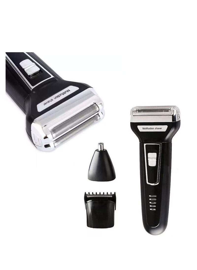 ELTRAZONE 3 in 1 Electric Razor Men Beard Trimmer Rechargeable Waterproof Shaver Professional Cordless Hair Clippers Nose Hair Trimmer Grooming Set  - Image 2