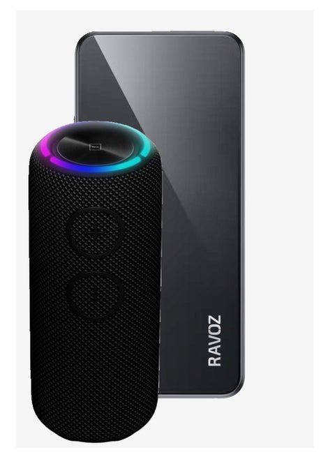 No Camera No GPS Smartphone with 5000 mAh Battery 12GB (4+8) Ram 128GB Memory With BD Vibra7 Pro Portable Premium Speaker Powerful Pro Sound Ipx7 30W Waterproof Black
