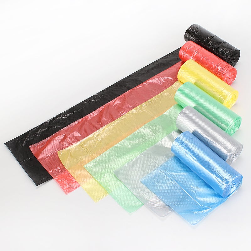 Color Sorting Garbage Bag Breakpoint Roll Household Large Flat Mouth Hand Tear - Image 4