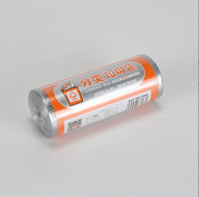 Color Sorting Garbage Bag Breakpoint Roll Household Large Flat Mouth Hand Tear - Image 1