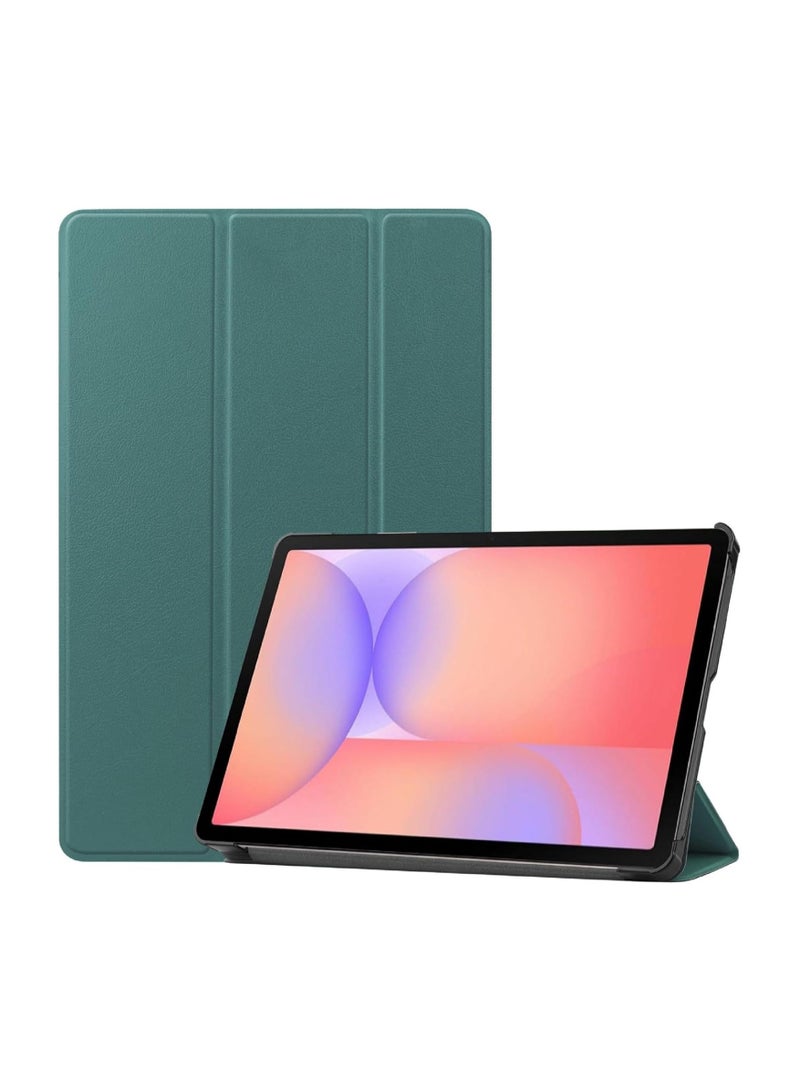 عام غلاف واقي متوافق مع Galaxy Tab S10 Lite 10.9 بوصة 2025، غلاف لوحي ثلاثي الطي بغطاء خلفي من البلاستيك الصلب (PC) وغطاء رفيع قابل للطي مع حامل 【يدعم شحن القلم المغناطيسي】.