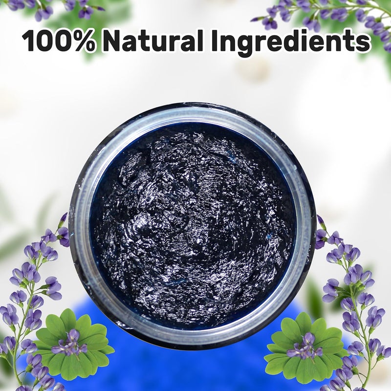 La Parisienne Natural Moroccan Soap with Blue Nila - 500g, All Skin Types, Exfoliating and Cleansing - Image 3