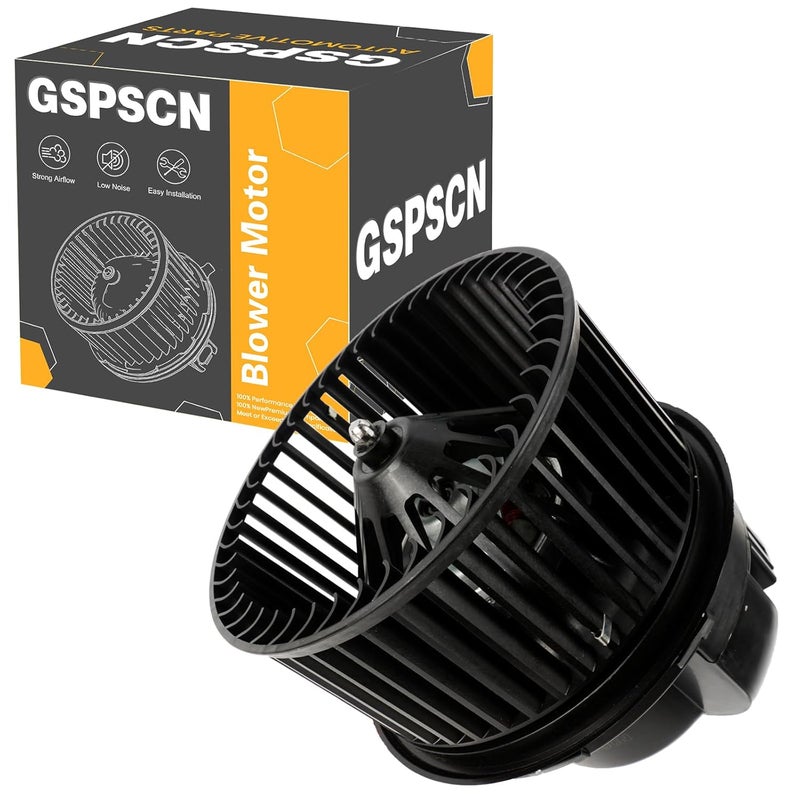 GSPSCN محرك مروحة تكييف 700272 AC لسيارات فورد فوكوس (Ford Focus) موديلات 2012-2018، إسكيب (Escape) موديلات 2013-2019، ترانزيت كونيكت (Transit Connect) موديلات 2014-2023، سي-ماكس (C-Max) موديلات 2013-2018، ولينكولن إم كي سي (Lincoln MKC) موديلات 2015-2019 - يحل محل محرك التدفئة والتهوية GV6Z19805AA وPM9386. - Image 1