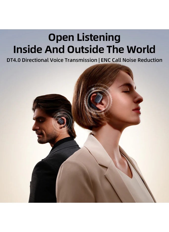 Headphones Open Ear  JR-OE2  with 6000mAh Battery Noise Canceling Bluetooth 5.3 Connection IPX5 Waterproof Directional Sound Transmission