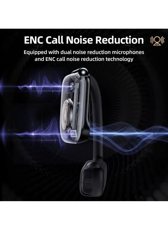 Headphones Open Ear  JR-OE2  with 6000mAh Battery Noise Canceling Bluetooth 5.3 Connection IPX5 Waterproof Directional Sound Transmission