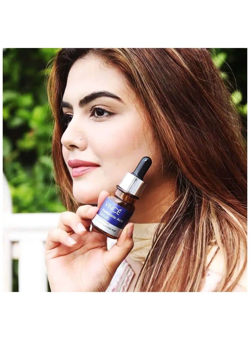 فينس مصل حمض الهيالورونيك - حمض الهيالورونيك النقي بنسبة 2% مع بروفيتامين B5 لترطيب مكثف، وتهدئة الاحمرار، وتقليل التجاعيد، والاحتفاظ بالرطوبة - تفتيح وتوحيد لون البشرة، 30 مل - Image 5