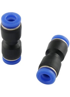 SHIVLAHERI Pneumatic Straight Union 6mm x 6mm Push to Quick Connect Fittings 6mm Tube OD Hose ConnectorPack Of 2  - Image 1