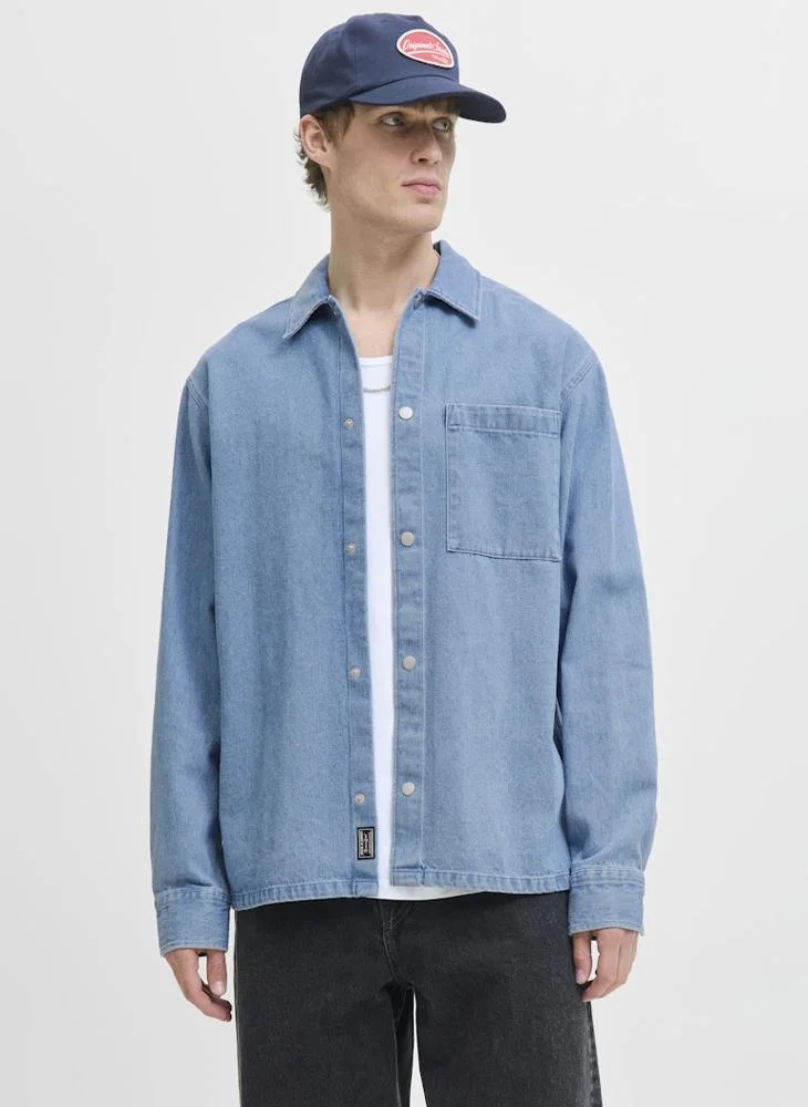 جاك اند جونز Jjzac Denim Shirt