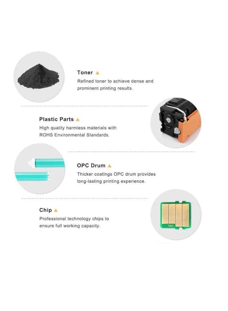 Terabyte 117A Compatible Toner Cartridge Replacement for 117A W2070A set Work for MFP 178nwg 179fwg 178nw 179fnw 150a 150nw (Black Magenta Cyan Yellow) - Image 5