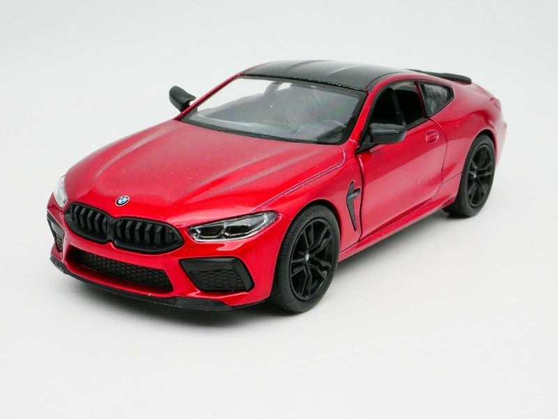 KiNSMART BMW M8 Competition 1:36 Scale 5" Die Cast Metal Model Toy Super Car w/Pullback Action (Red) - Image 2