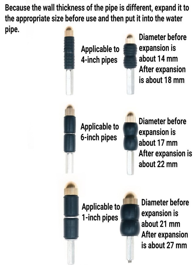 LiebeWH Stainless Steel Pipe Leak Repair Tool Kit Reusable Water Stopper Pins for Copper PVC Pipes Emergency Plumbing Fix - Image 3