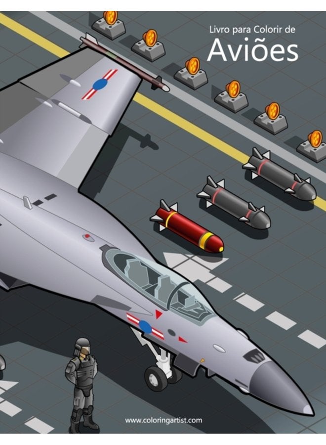 Livro para Colorir de Avioes 1 1 - Paperback