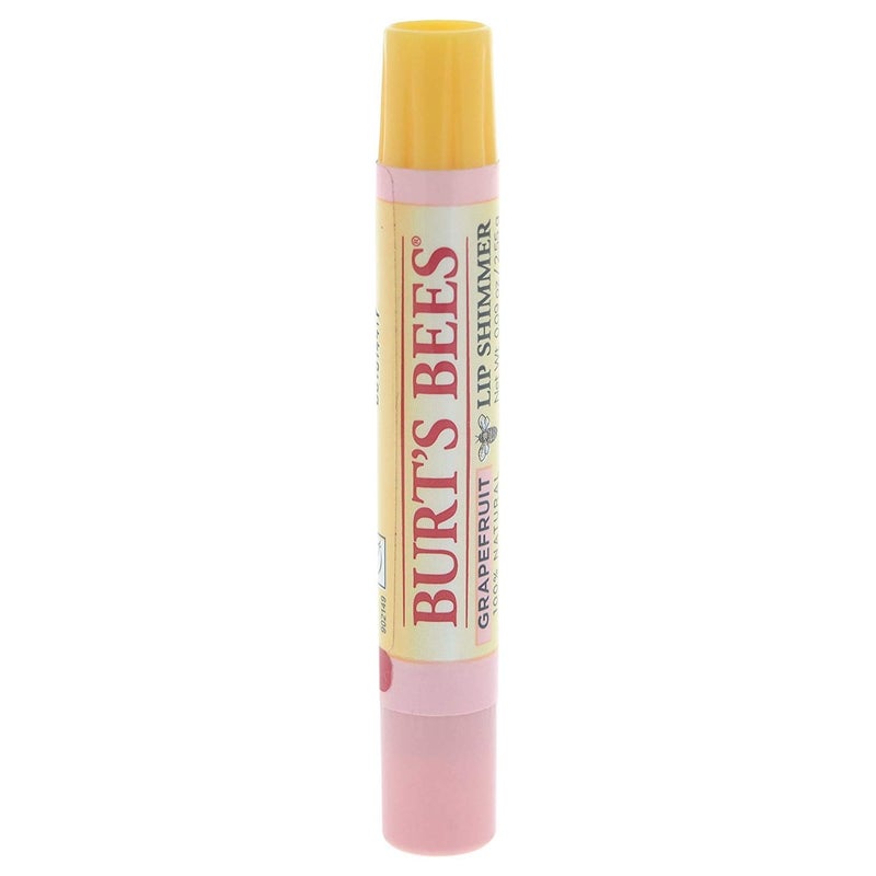 Burt's Bees Lip Shimmer, Grapefruit 0.09 Ounce (Pack of 4)