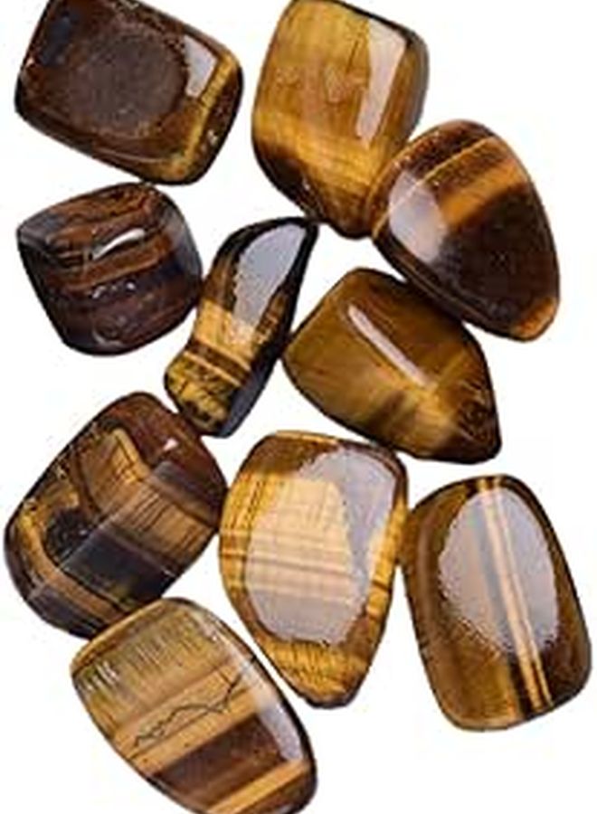 Tigers Eye Aquarium Gravel Decorative Crystals Fish Tank Landscape Stones 1 Pack - Image 1