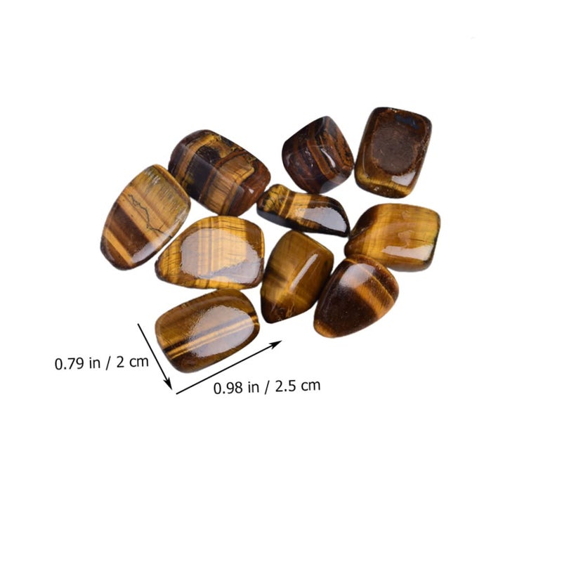 Tigers Eye Aquarium Gravel Decorative Crystals Fish Tank Landscape Stones 1 Pack - Image 4