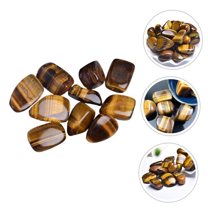 Tigers Eye Aquarium Gravel Decorative Crystals Fish Tank Landscape Stones 1 Pack - Image 3