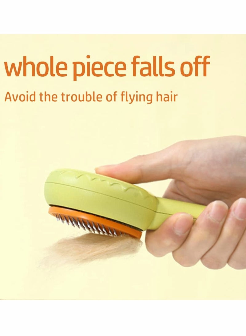 Pet Grooming Slicker Brush - Effective Hair Remover for Dogs & Cats, Suitable for Short & Long Fur, Easy to Clean & Use - Image 4