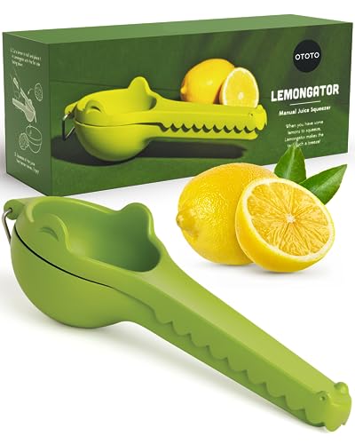 OTOTO New Crocodile Lemon Squeezer  Lime Squeezer Press Citrus Press  Juicer Juice and Lime Hand Juicer Citrus Squeezer Cool Kitchen Gadgets