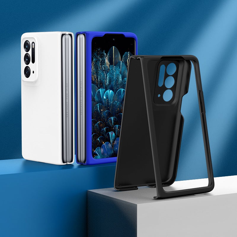 Oppofindn3 Folding Phone Case For Findn2 Skin-Sense Solid Color Findn1 Full-Covering Drop-Resistant Protective Case For Women - Image 2