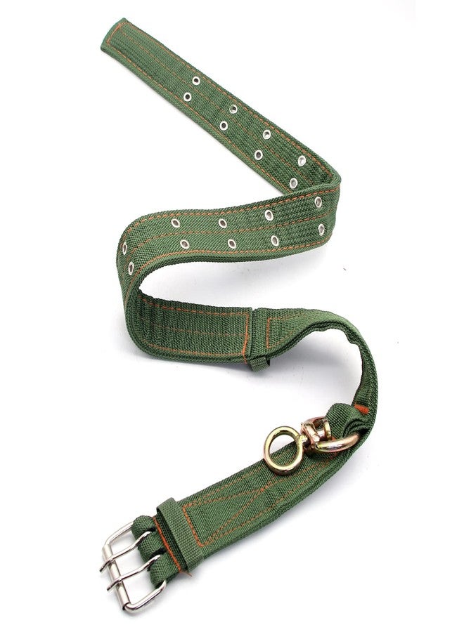 Abustle pig Adjustable Cow Collar,56 inch Four-Layer Thickened Canvas Cattle Neck Collar with 2-Rows Metal Buckle,Neck Strap for Cattle,Goat,Horse,Large Dog (Large) - Image 4