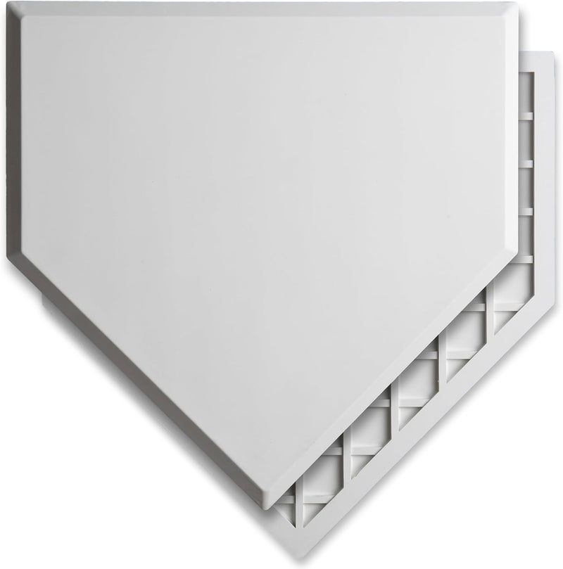 GoSports GoSports Baseball  Softball Home Plate  HeavyDuty Rubber Throw Down Base with Waffle Bottom - Image 1