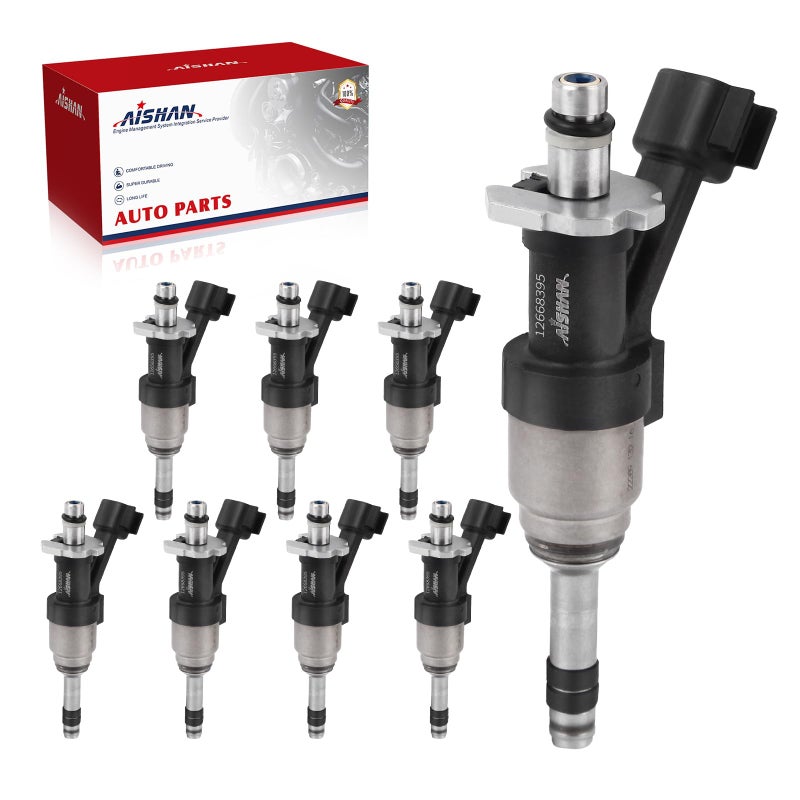 AISHAN 8PCS Fuel Injectors 6 Holes Compatible with Cadillac Escalade 20152017 for Chevy Camaro LT1 2020 2021 SS 20162021 ZL1 20172021 for GMC Yukon XL 20152019 Replace FJ1296 12668395