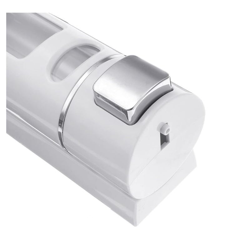 BATHONIX موزع صابون كبسولة بيضاء BATHONIX بلاستيك ABS سعة 400 مل (عبوة 1) - Image 3