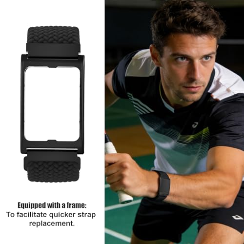 Hexasider Band Compatible with Amazfit Helio Strap, 22mm Nylon Braided Wristbands with Case for Amazfit Helio Accessories Replacement Bands for Men Women - Image 4