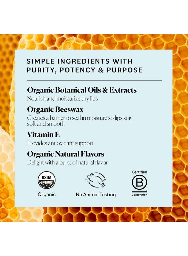 سكاي أورغانكس سكاي أورجانيكس - مجموعة مرطب شفاه عضوي (عبوة من 6 قطع) - شمع عسل عضوي، زيوت نباتية ومستخلصات - فيتامين هـ ونكهات طبيعية عضوية - مجموعة هدايا تجميل - جميع أنواع البشرة وخالية من القسوة - العناية بالشفاه والعناية الذاتية - Image 5